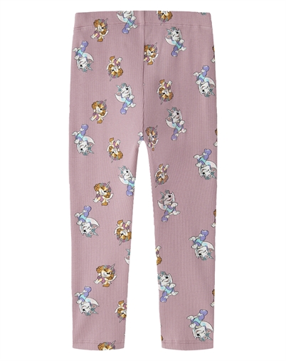 Name it - NMFJemina Paw Leggings - Lilas
